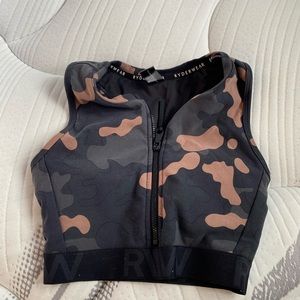Camo sports bra top